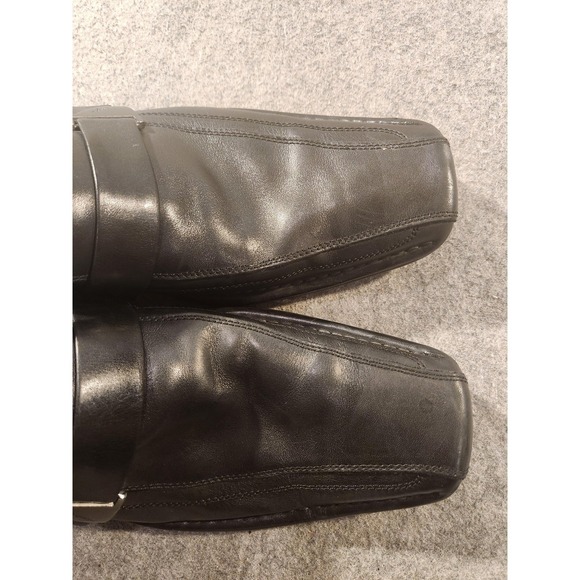 Kenneth Cole New York Shoes Mens Size 9 Black Leather Monk Strap Run‎ Around main image 8